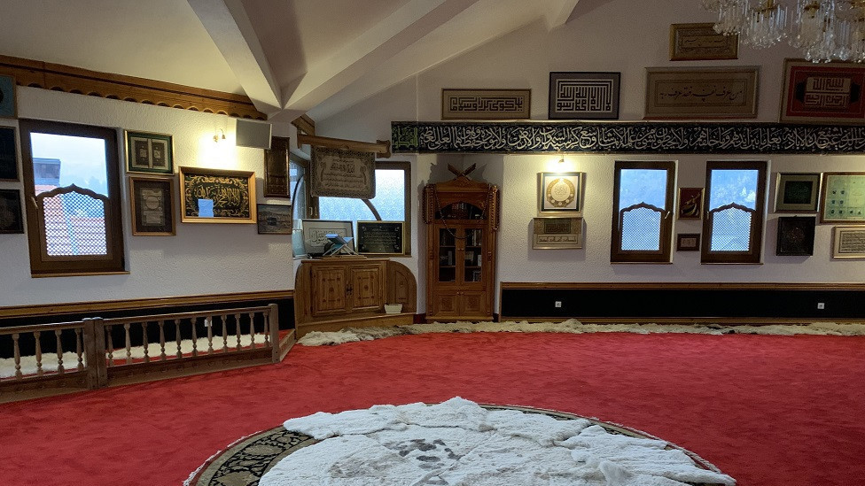 Unutrašnjost tekije Mesudije u Busovači