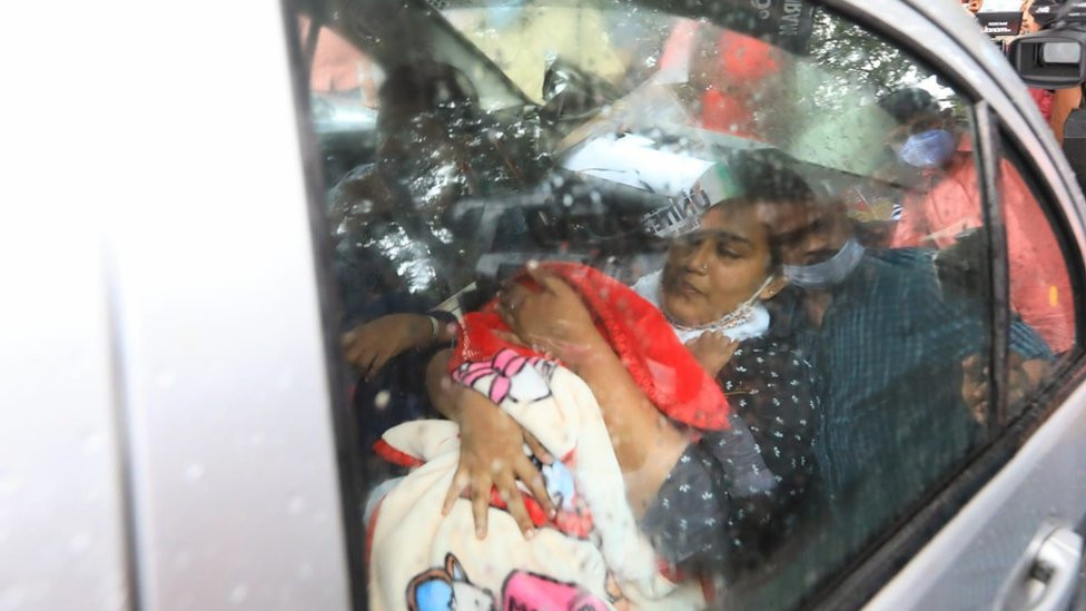 Anupama with her baby on 24 November 2021