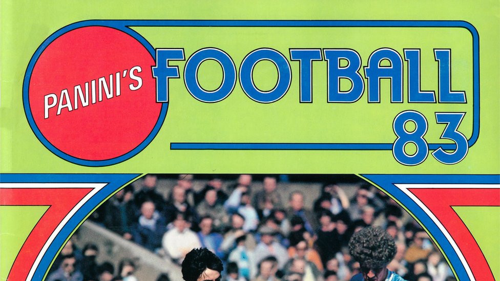The front cover of Panini's 1983 football sticker album
