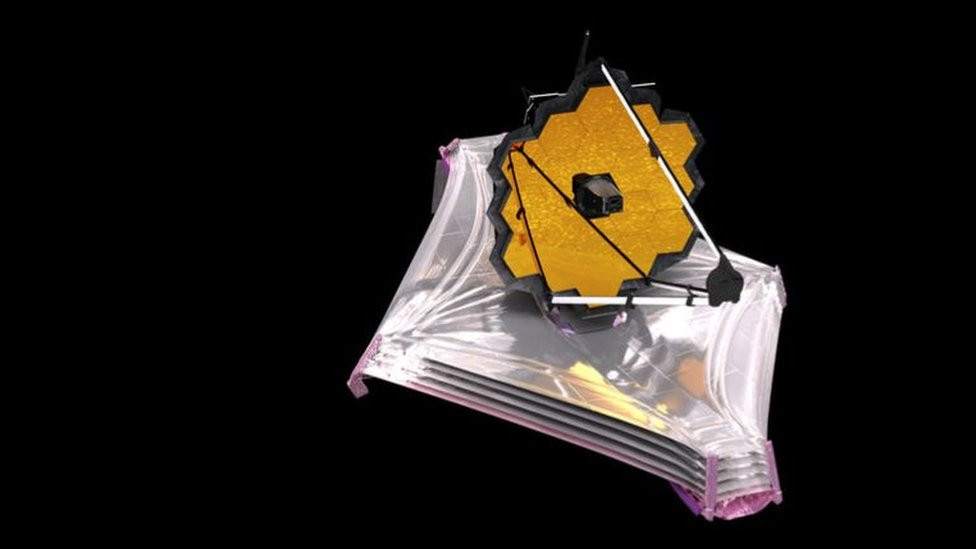 Webb deployed (artistic rendering)