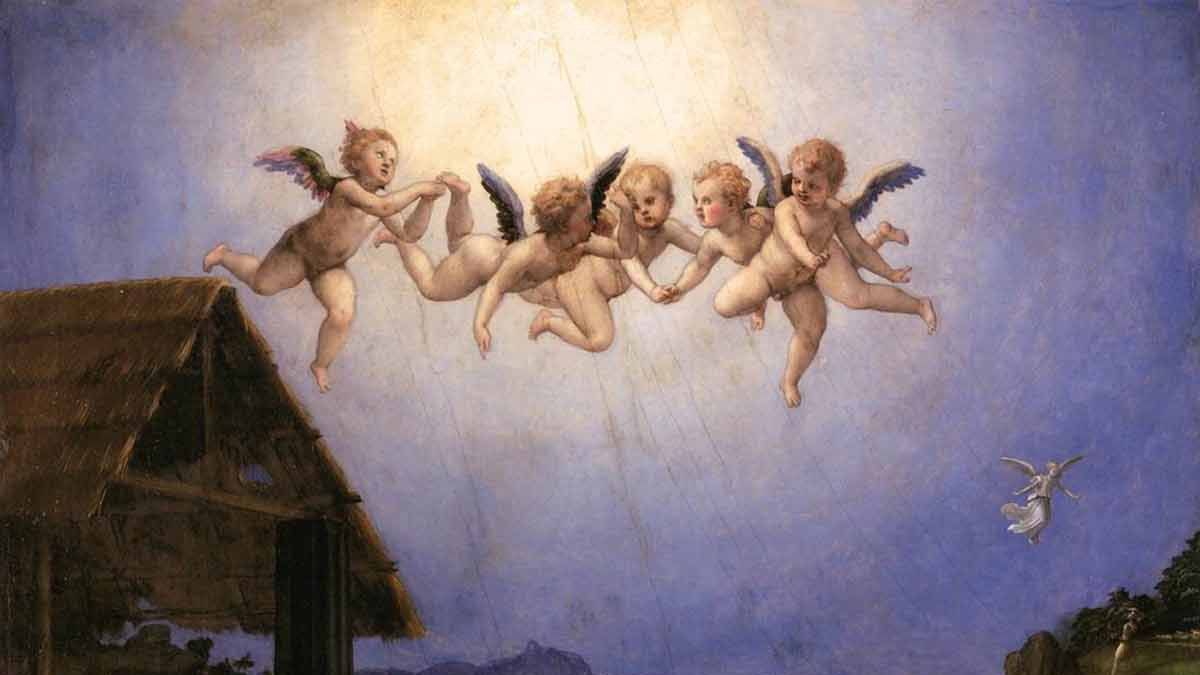 Cena de natividade de Cristo