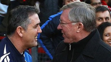 Owen COyle and Sir Alex Ferguson