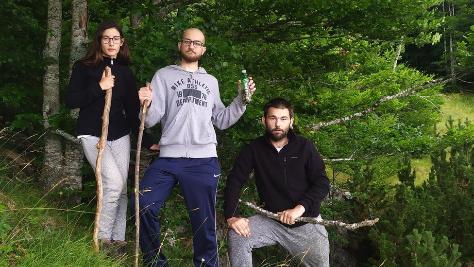 Niko Kasalo i Josip Skejo tokom istraživanja na Dinari