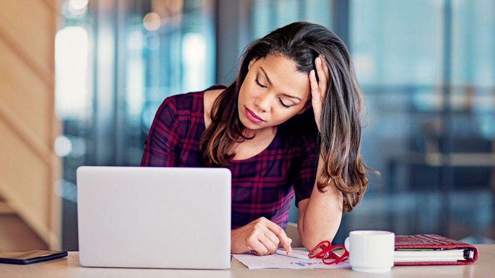 A woman after being sacked (stock image)