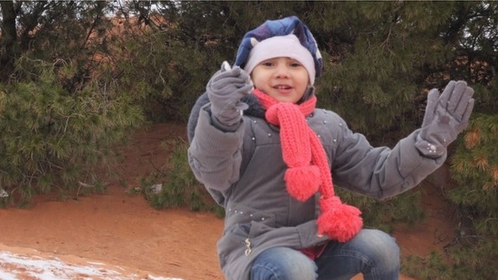 Picture dated January 6th shows a covering of snow in the Sahara Desert near Mekalis in northwestern Algeria.