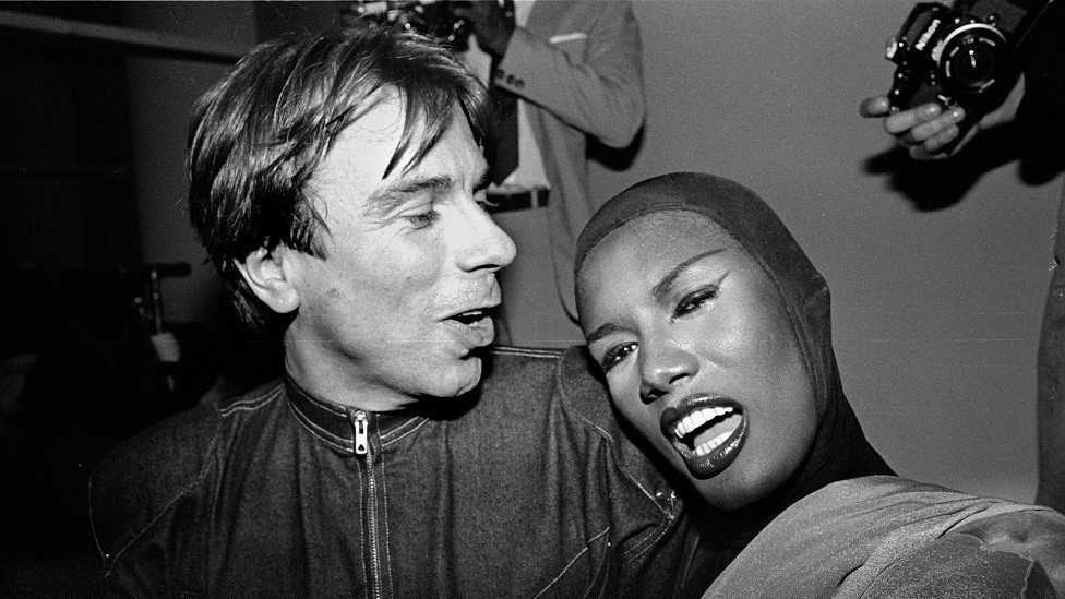 Mugler with Grace Jones in 1980