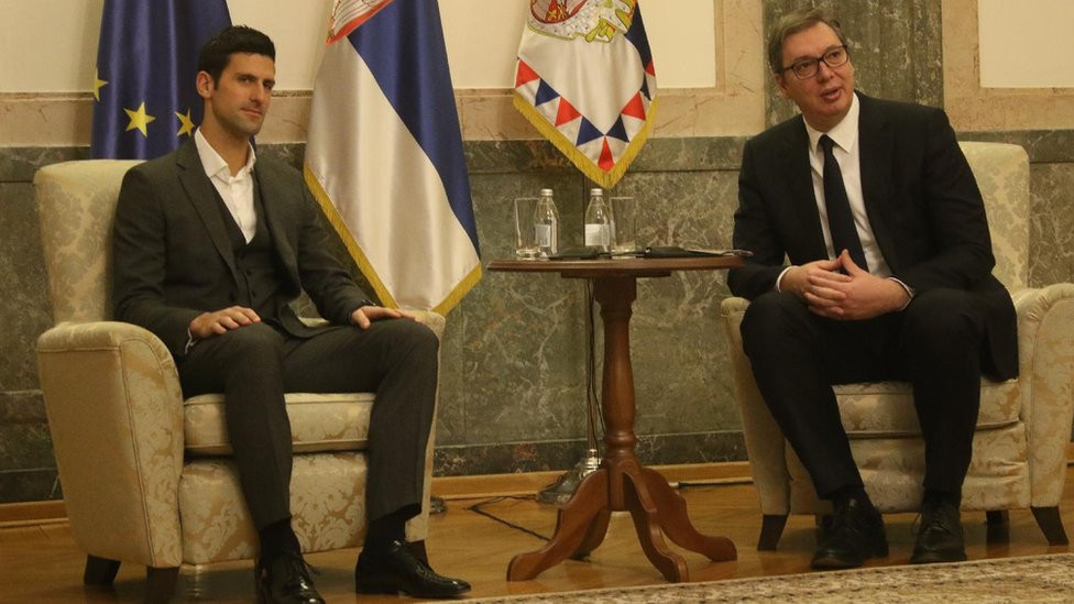 Novak Đoković i Aleksandar Vučić