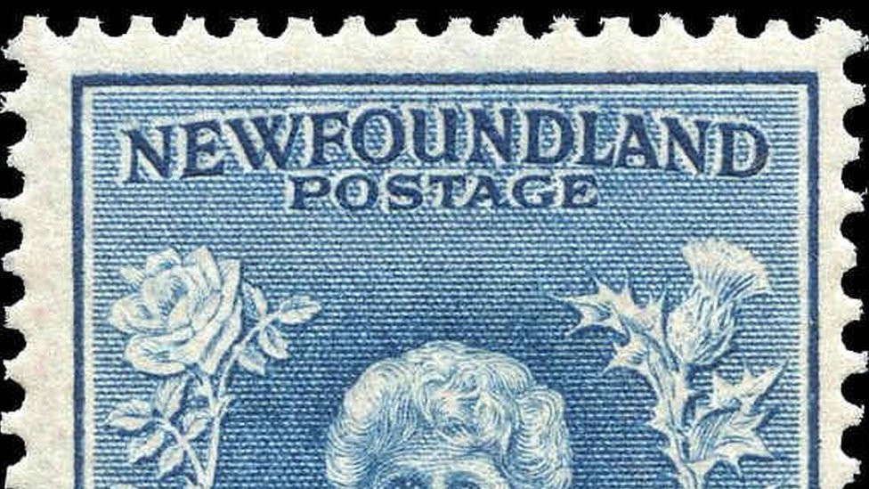 Princes Elizabeth featured on featured on a six cent stamp in Newfoundland in 1932