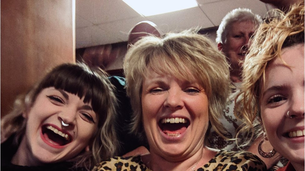 Abbie (left), Julie and Loretta