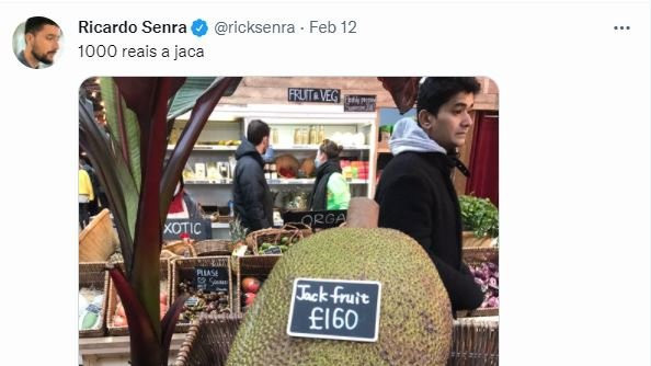 Jackfruit on sale for £160 at Borough Market
