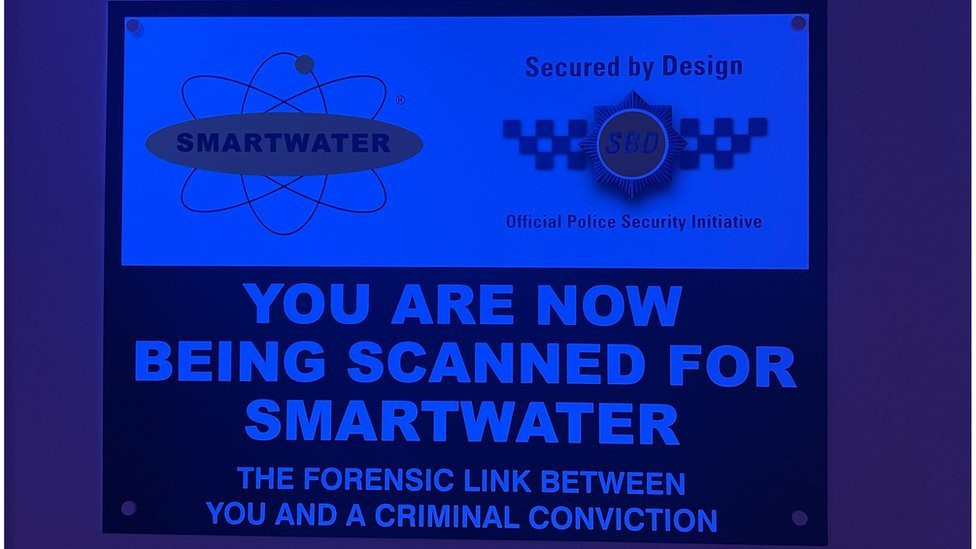 SmartWater signage