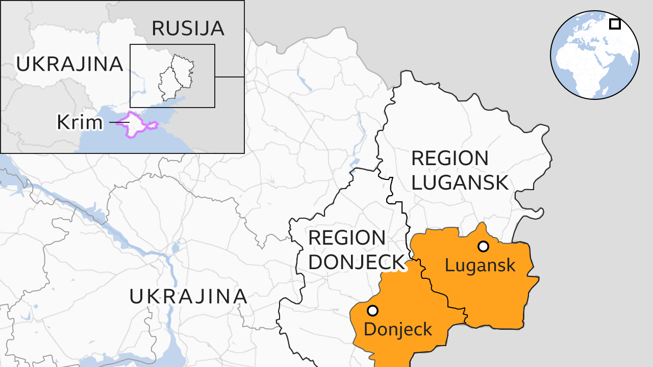 Ukrajina, Ruisija, Lugansk, Donjeck