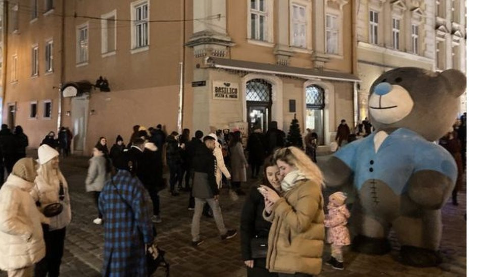 Street in Lviv, Western Ukraine