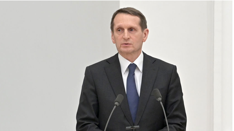 Russian Foreign Intelligence chief Sergei Naryshkin