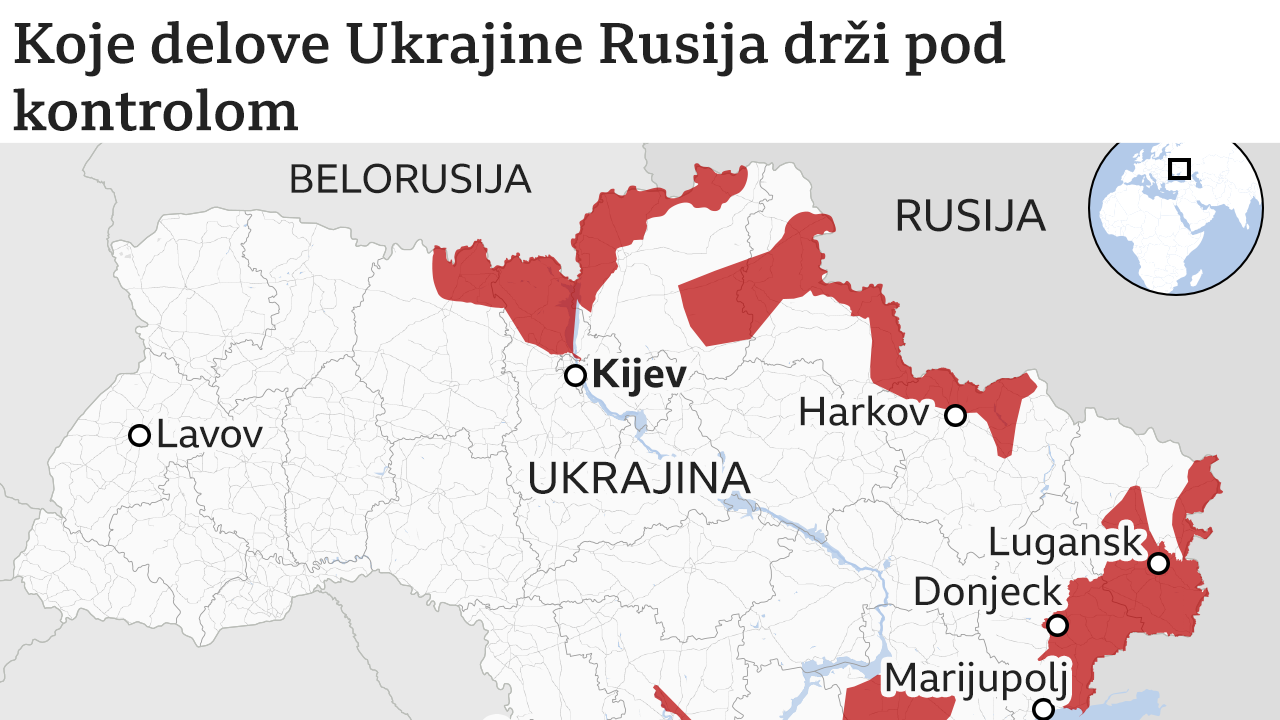 Ukrajina, ruska kontrola, rat u Ukrajini, Rusija