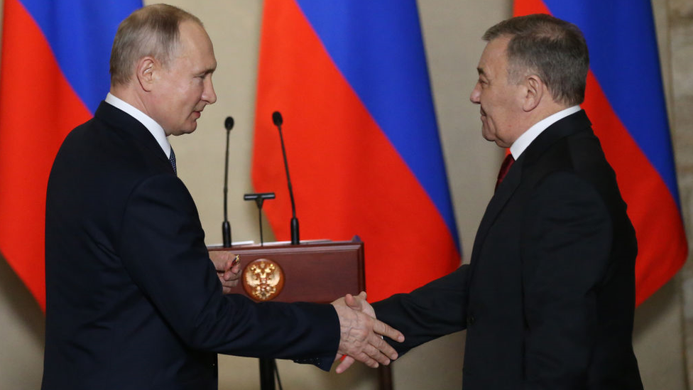 Vladimir Putin and Alexander Rotenberg