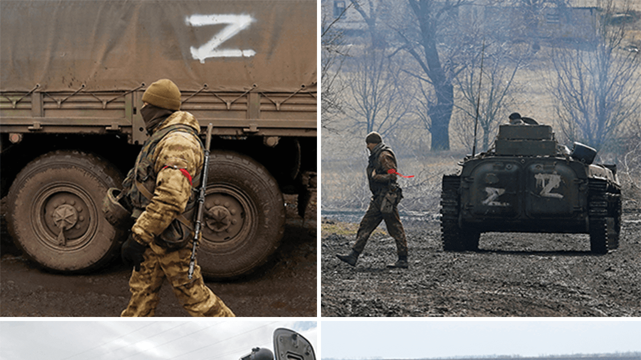 Simbol „Z" na ruskim vojnim vozilima