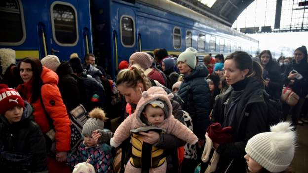 vozovi izbeglice Ukrajina