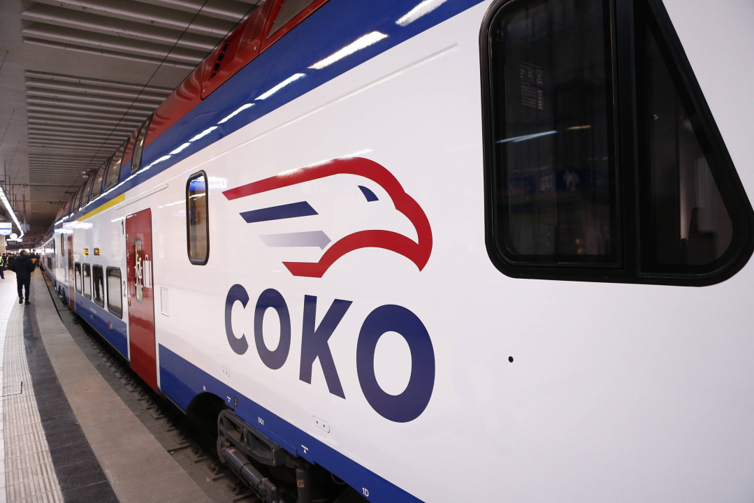 Beograd/Novi Sad, 19.03.2022. – Pruga Beograd – Novi Sad, u okviru medjunarodne pruge Beograd – Budimpesta, danas je pustena u saobracaj, a u prvom brzom vozu na toj relacij