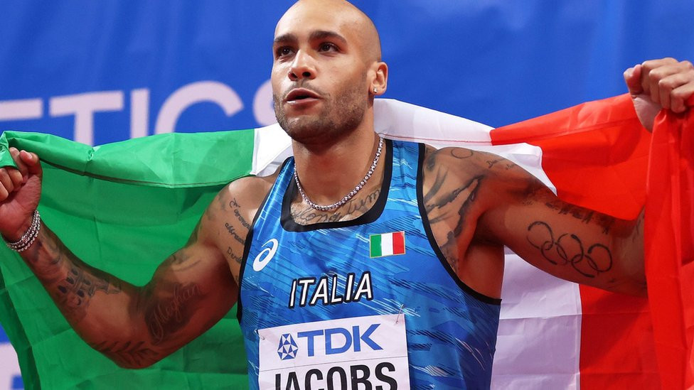 Lamont Marcell Jacobs wins the men's 60m