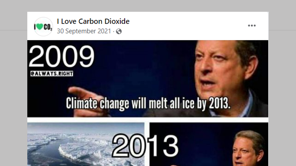 Zloupotreba izjava Ala Gora u objavama na Fejsbuku