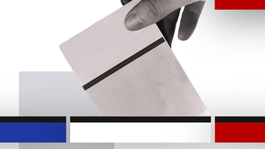 Image showing voting in France