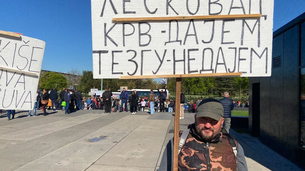 protest pijačnih prodavaca u Beogradu 13. aprila