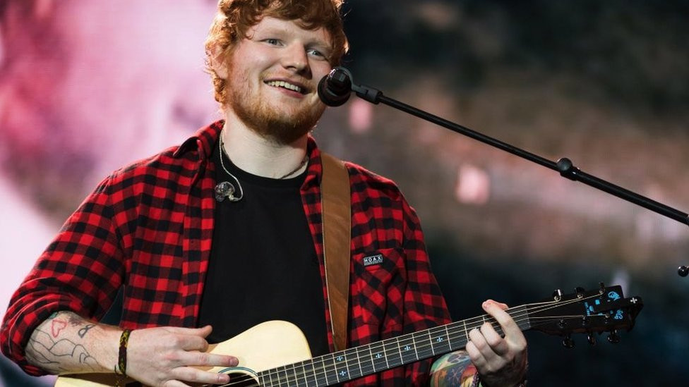 Ed Širan na Glastoberi festivalu, 2017