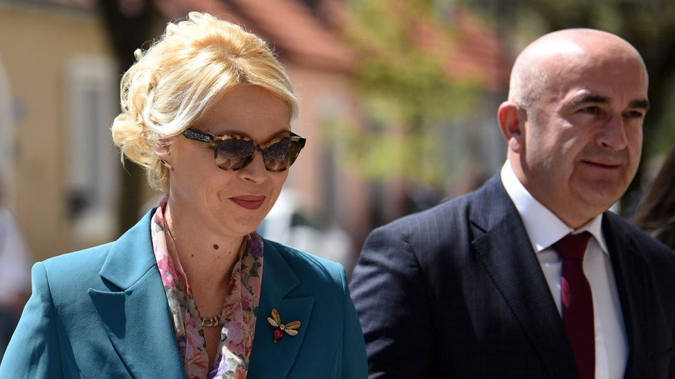 Danijela Đurović (levo) i Vladimir Joković