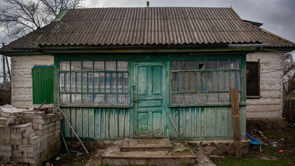Sašina i Nikitina kuća u Andrivki. Ruski vojnici su ih izvukli iz podruma