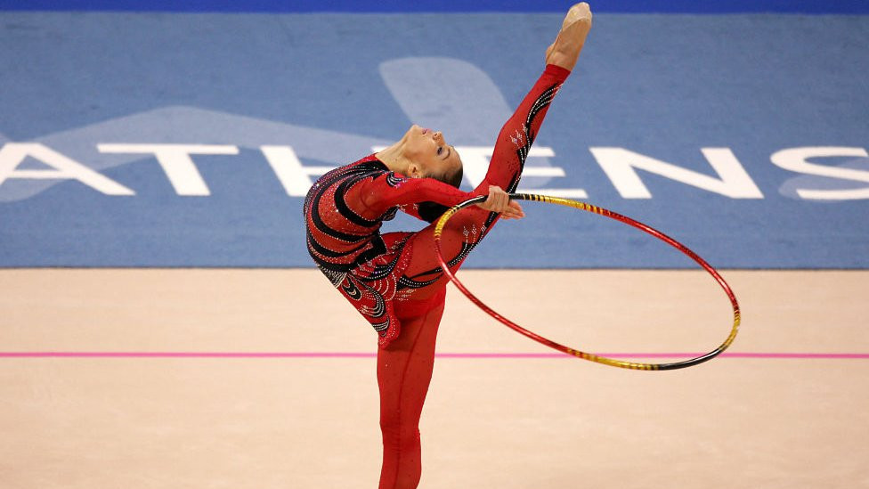 Alina Kabajeva na Olimpijadi u Atini