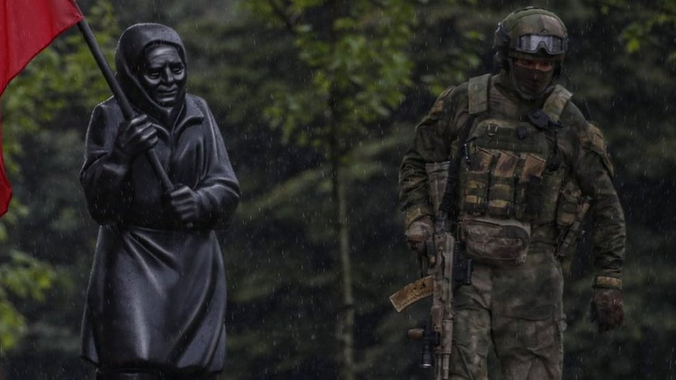 Ruski vojnik u Marijupolju