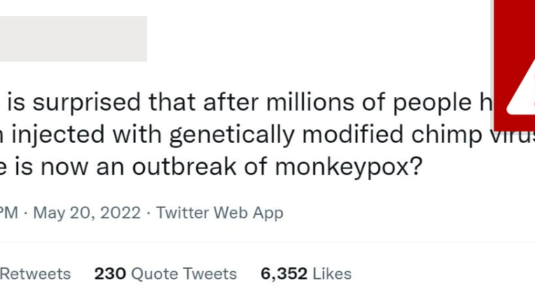 „Ko može da bude iznenađen da, nakon što su milioni ljudi ubrizgani genetski modifikovanim virusom šimpanze, sada dolazi do izbijanja majmunskih boginja?"