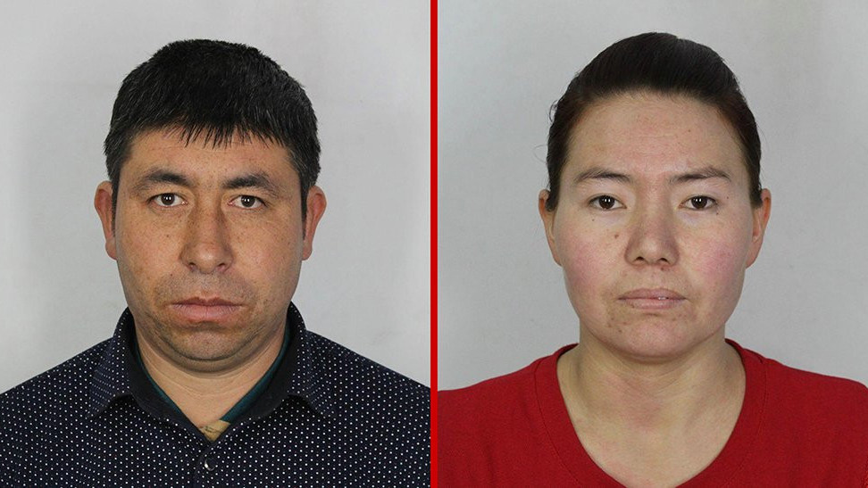 Husband and wife Tursun Memetimin and Ashigul Turghun