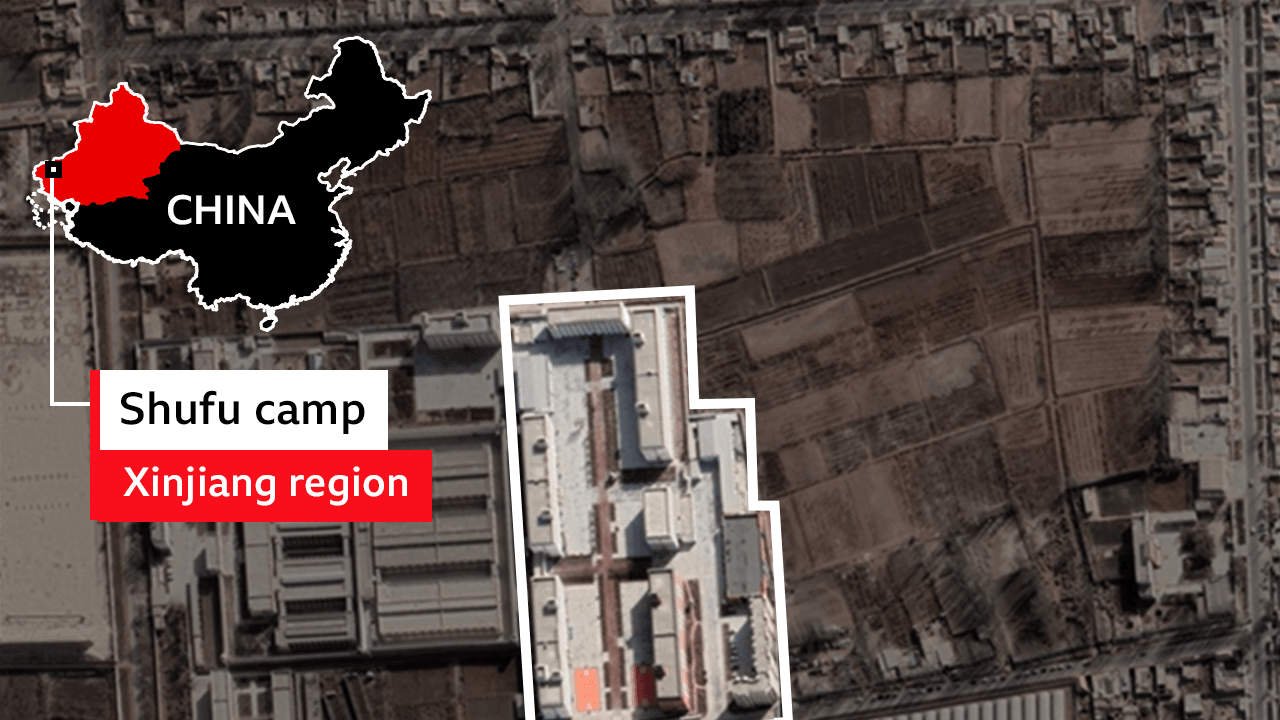 Shufu camp in Xinjang region