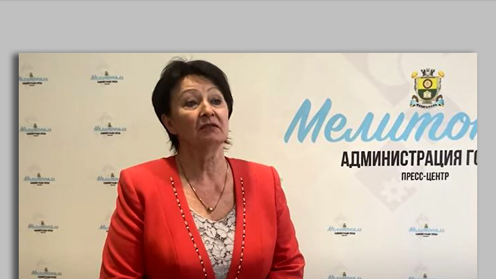 The pro-Russian female mayor of Melitopol