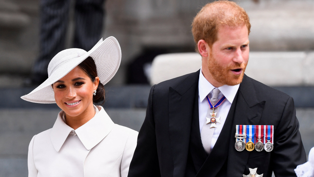 The Duke and Duchess of Sussex at St Paul's Cathedral on Friday