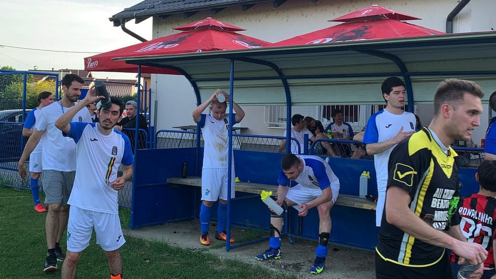 igrači NK Zagreb 041 nakon utakmice