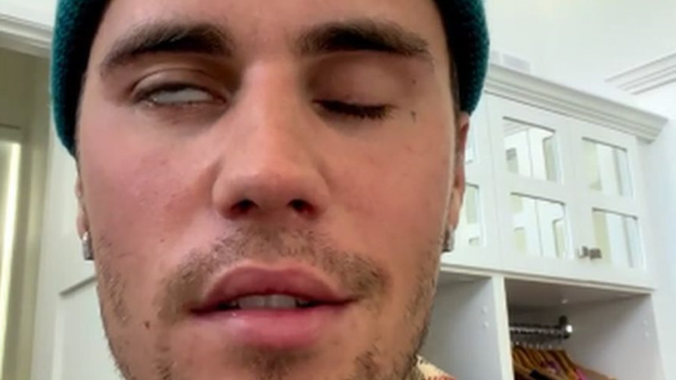 Screenshot of Justin Bieber's Instagram video