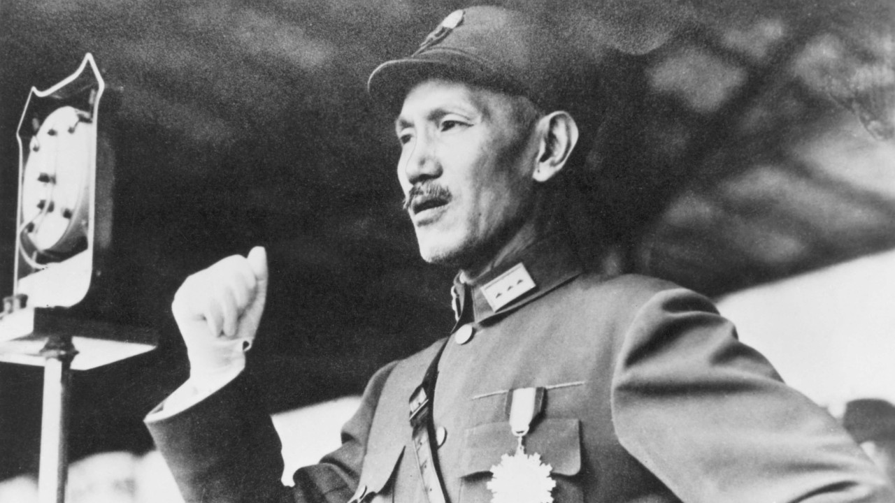 Chiang Kai-shek fled to Taiwan after defeat by the communists in 1949