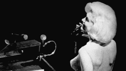 Photo of Marilyn Monroe wearing the dress in 1962