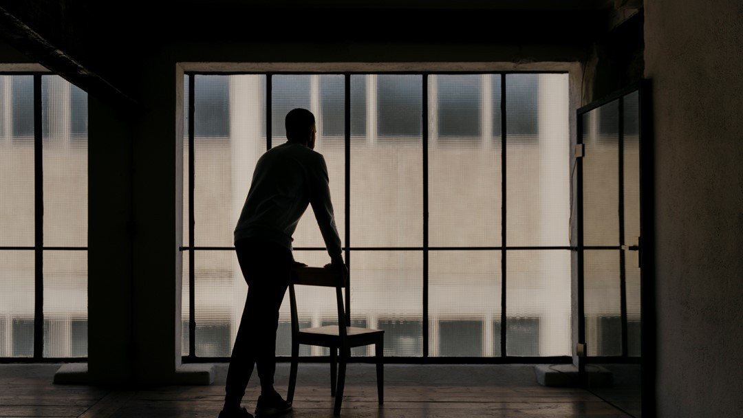 Andriy looking outside