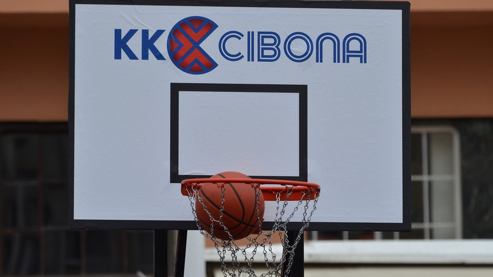 Grb Cibone na tabli koša