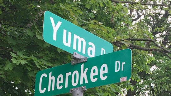 ulični znaci, putokaz