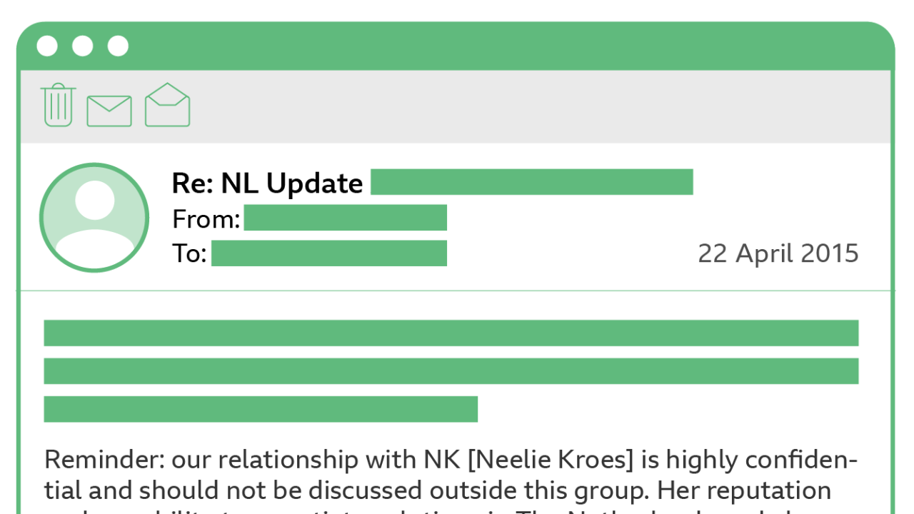 email about keeping Neelie Kroes relationship confidential