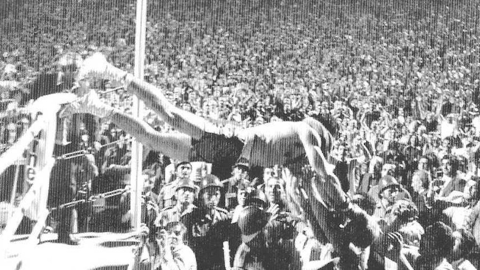 Proslava pobede Mate Parlova 1976. u Beogradu