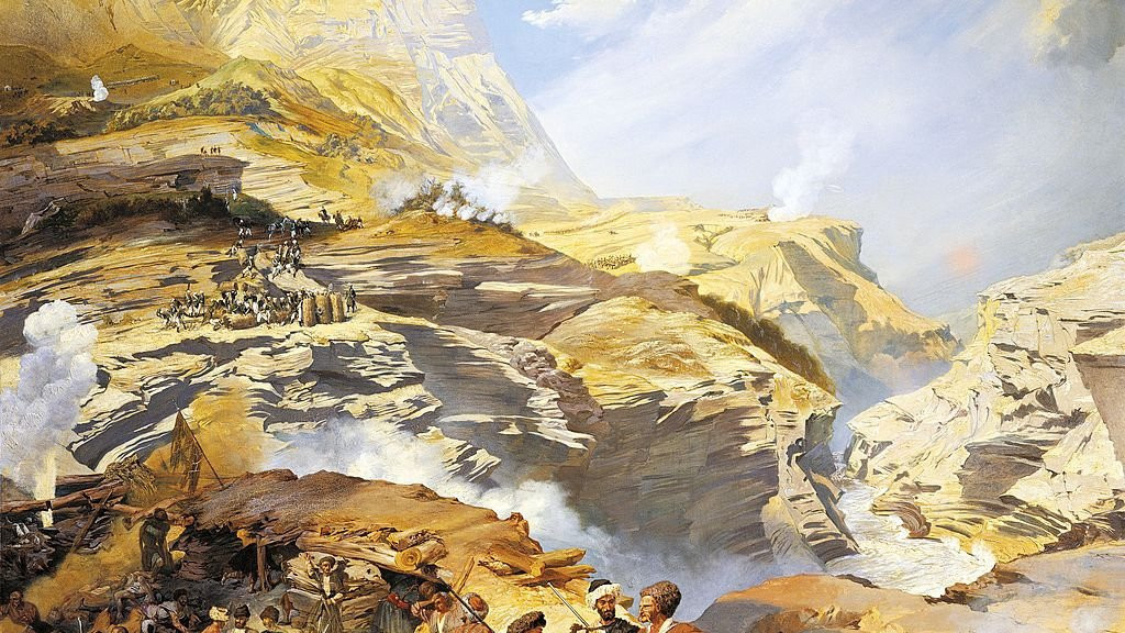 Borba između ruske vojske i Čerkeza kod Ahatle 8. maja 1841. godine, Grigorij Gagarin