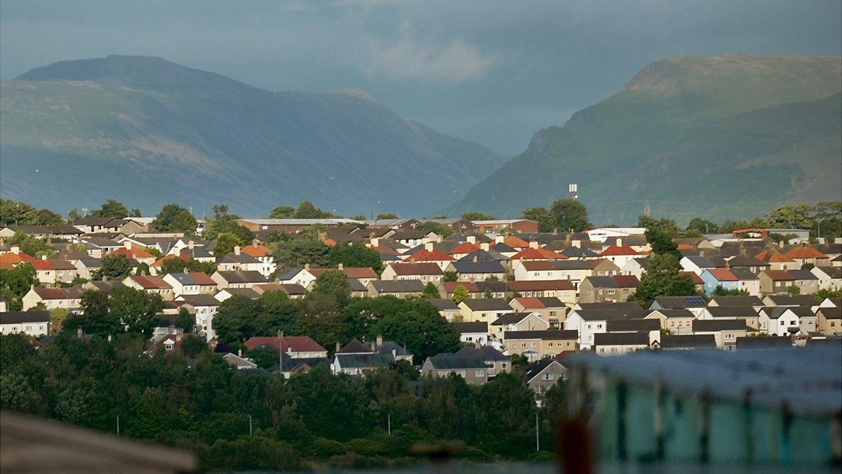 View towards the Lake District from Whitehaven