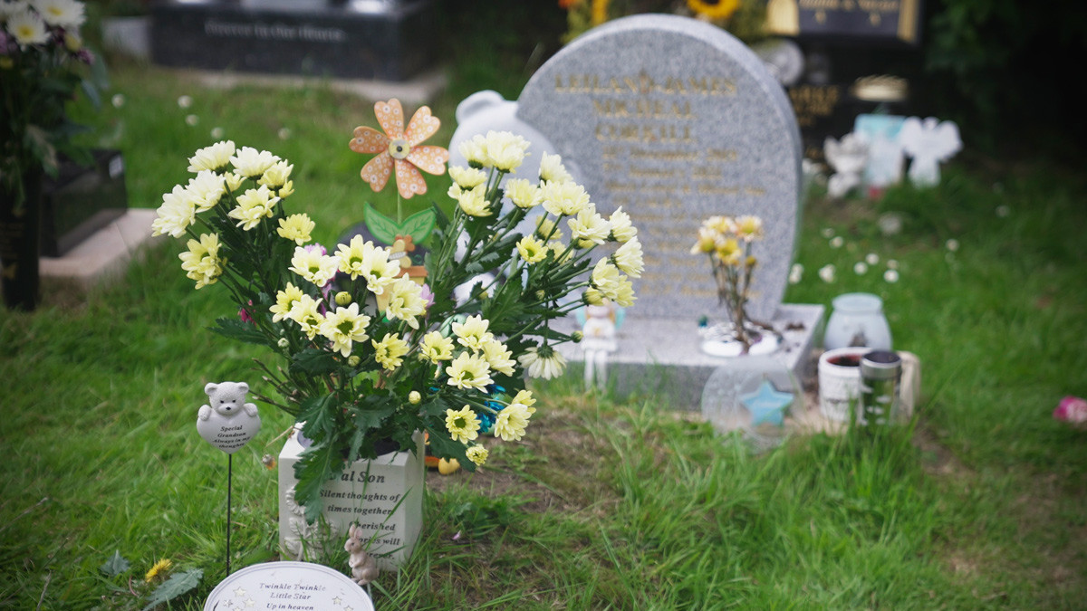 Leiland-James is buried near Laura Corkill's home
