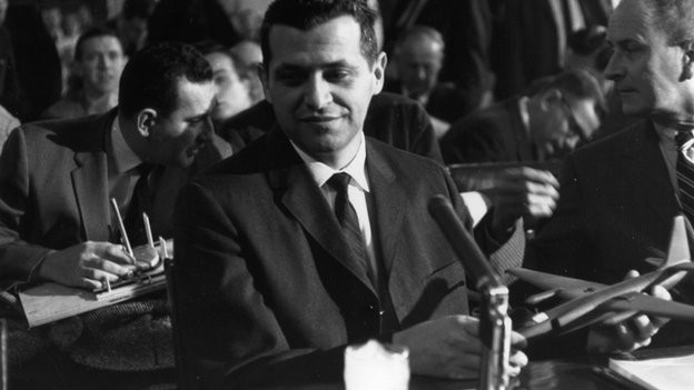 Francis Gary Powers at a Senate Committee hearing